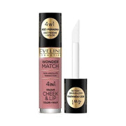Eveline Wonder Match Cheek Lip 4in1 Blush Liquid Lipstick No.2 Vegan 4.5ml - Maison des fragrances