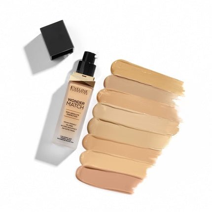 Eveline Wonder Match Foundation 12 Light Natural 30ml - Maison des fragrances