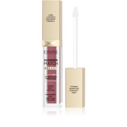 Eveline Wonder Match Liquid Matte Lipstick With Long - Lasting Formula And Hyaluronic Acid - Maison des fragrances