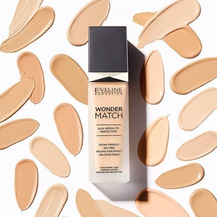 Eveline Wonder Match Luxury Foundation Adjusting 30 Cool Beige 30ml - Maison des fragrances