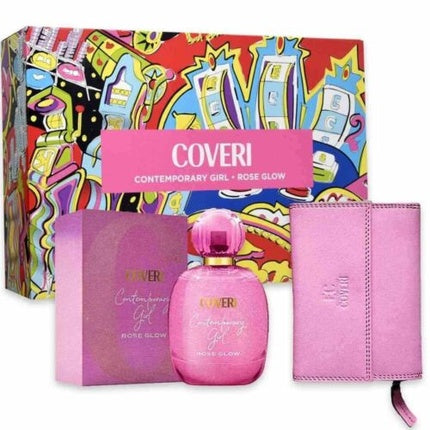 Coveri Contemporary Girl Rose Glow EDP with Clutch Enrico Coveri