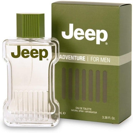 Jeep Adventure Eau de Toilette Aromatic Woody Scent with Floral Undertones 100ml