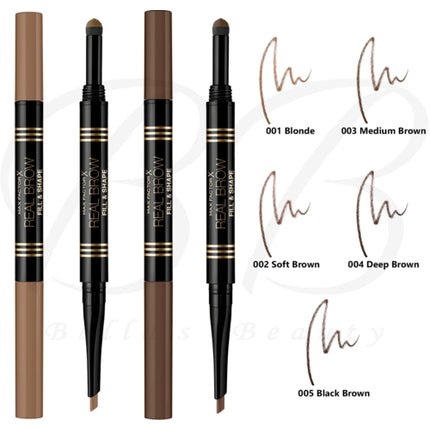 Eyebrow Pencil Real Brow Fill & Shape 05 Black Bla - Maison des fragrances