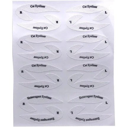 Eyeliner Stencil Eyeshadow Stencil 32 Pieces Eye Makeup Template Sticker Smokey Eyes and Cat Eyeliner Classic Eyeshadow Makeup Tool for Beginner Training - Maison des fragrances