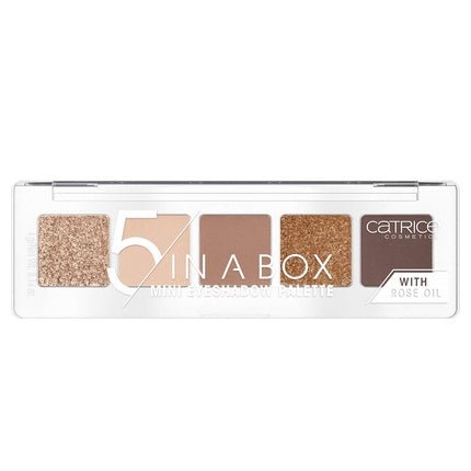 Eyeshadow Palette Mini 5 in a Box 010 Golden Nude Look 4g - Maison des fragrances