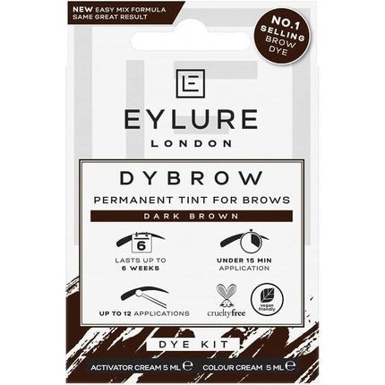 Eylure DYBROW Eyebrow Dye Kit Dark Brown - Maison des fragrances