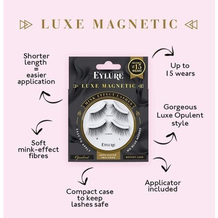 Eylure Luxe Magnetic Accent False Lashes Opulent - Maison des fragrances