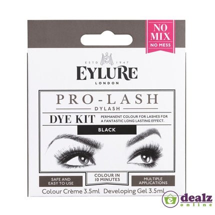 Eylure Pro Lash DyLash Dye Kit Permanent Tint Deep Dark Glossy Colour - Maison des fragrances