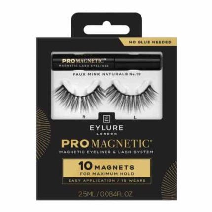 Eylure Pro Magnetic Eyeliner & Lash System False Lashes Naturals No.10 2.5ml - Maison des fragrances