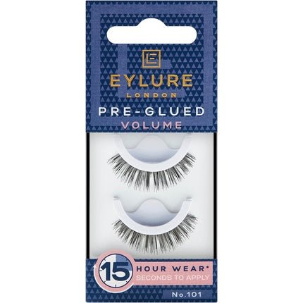 Eylure Volume 101 Pre - Glued False Lashes 2 Count - Maison des fragrances
