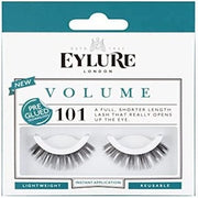 Eylure Volume Pre - Glued False Lashes Number 101 Black 1 Count - Maison des fragrances