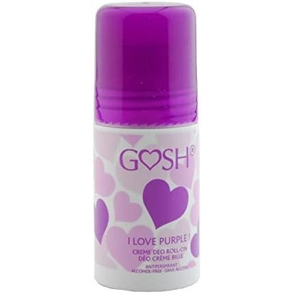 Gosh I Love Purple Cream Deodorant Roll-On 75ml Gosh Copenhagen