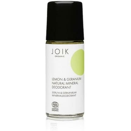 Joik Deodorant Vegan Natural Mineral Unisex Geranium Citrus Déodorant (Déo) Mixte 50ml