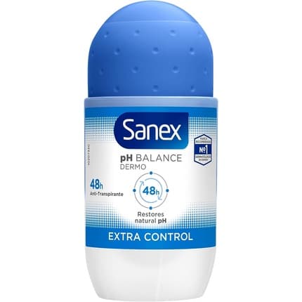 Sanex Ph Balance Dermo Extra Control Deodorant Roll On Déodorant (Déo) Mixte 50ml