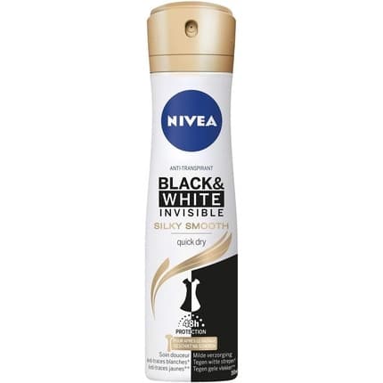 Nivea Deodorant Black & White Silky Smooth Déodorant (Déo) Mixte