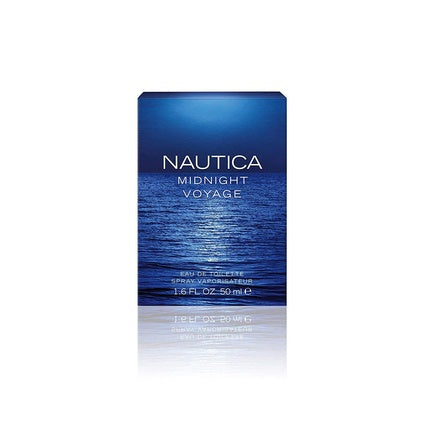 Nautica Midnight Voyage Eau de Toilette Spray 1.6oz Spicy Scent of Pink Pepper and Mesmerizing Amber Nautica