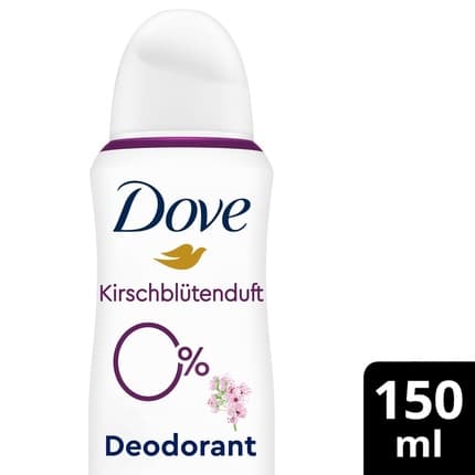 Dove Cherry Blossom Scent Deodorant with Nourishing Zinc Complex and 0% Aluminum Salts Déodorant (Déo) Mixte 150ml