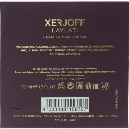 Xerjoff Velvet Collection Laylati Eau de Parfum 50ml Unisex