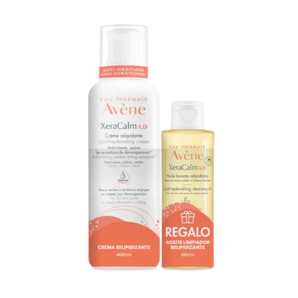 Avene Xeracalm AD Balm 400ml & Cleansing Oil 100ml - Pack of 2 Avène