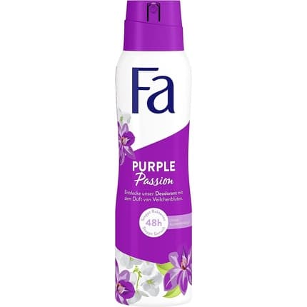 FA Deodorant Purple Passion with Refreshing Violet Blossom Scent Déodorant (Déo) Mixte 150ml - Maison des fragrances