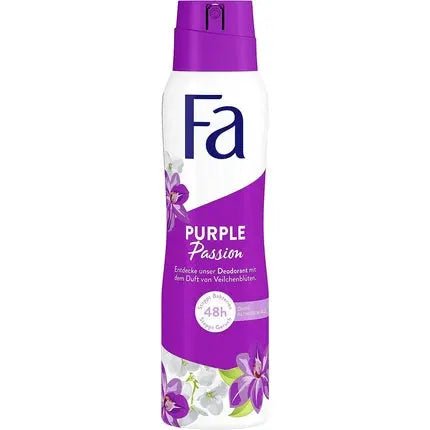 FA Deodorant Purple Passion with Refreshing Violet Blossom Scent Déodorant (Déo) Mixte 150ml - Maison des fragrances
