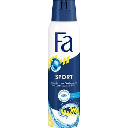 FA Sport Deodorant 48 Hours Green Citrus Scent Déodorant (Déo) Mixte - Maison des fragrances