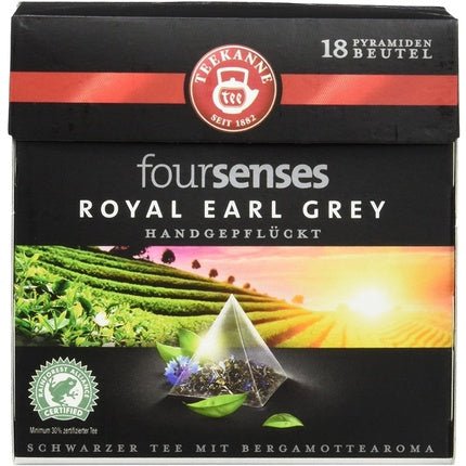 Fairtrade Teapot Foursenses Royal Earl Grey Black - Maison des fragrances