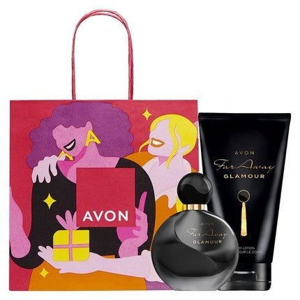Far Away Glamour Gift Set with Gift Bag - Maison des fragrances