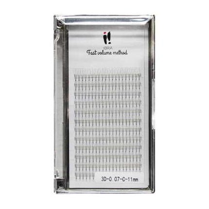 Fast Volume 3D Eyelashes for Volume Method 0.07 C - 11mm Ibra - Maison des fragrances