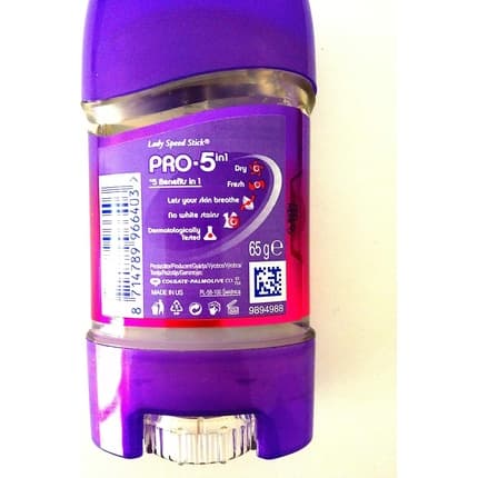 Lady Speed Stick Gel Pro 5 in 1 48H Anti-Perspirant Deodorant Gel Déodorant (Déo) Mixte
