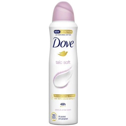 Dove Body Deodorant Spray Talc Soft 48H 150ml Dove