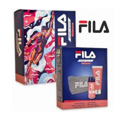Fila 2024 Bravery Woman Deodorant 150 Ml + Bath Gel 200 Ml + Pouch pour femme - Maison des fragrances