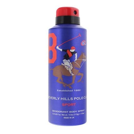 Beverly Hills Polo Club Sport 8 Deodorant Body Spray 175ml for Men Beverly Hills Polo Club