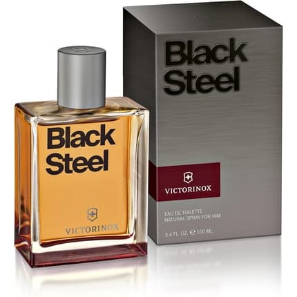 Swiss Army Black Steel Eau de Toilette (EDT) Homme 100ml