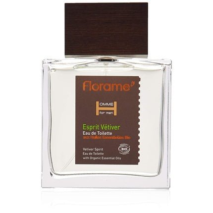 Florame Vetiver Spirit - Eau De Toilette Spray Homme 3.4oz 100ml - Maison des fragrances