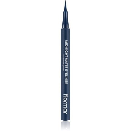 Flormar Midnight Matte Eyeliner in Dark Blue 1 ml - Maison des fragrances