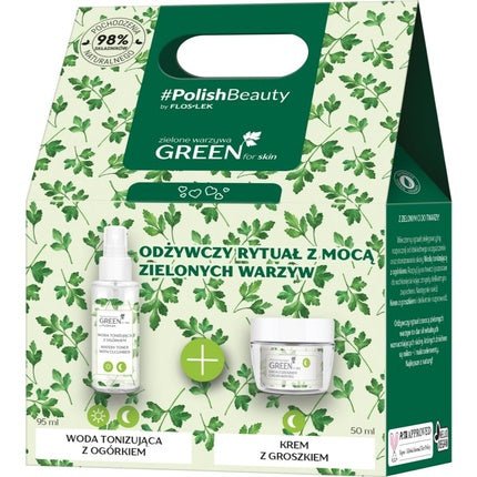 FlosLek Laboratorium GREEN for skin gift set (nourishing effect) - Maison des fragrances