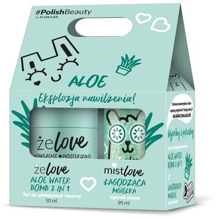 FlosLek Laboratorium ZELOVE Aloe gift set (with aloe vera) - Maison des fragrances
