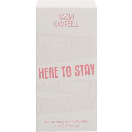 Naomi Campbell Here To Stay Eau de Toilette 15ml Maison des fragrances