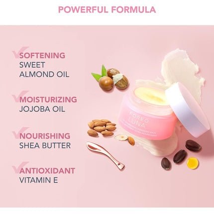 FOREO LUNA Cleansing Balm Gentle Makeup Remover Waterless Face Cleanser Eye Makeup Remover Vegan Cleansing Oil Hydrating Cleanser Vitamin E Shea Butter All Skin Types 15ml - Maison des fragrances