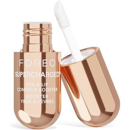 FOREO SUPERCHARGED Eye & Lip Contour Booster Serum Conductive Gel Niacinamide Beauty & Anti Aging Serum Travel Size Face Care Micorcurrent Face Serum - Maison des fragrances