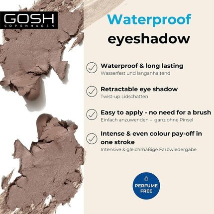 Forever Eye Shadow MATT 10 Twisted Brown - GOSH - Maison des fragrances