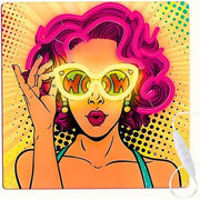 Forever Light LED Neon Art Sign Power Woman - Yellow Purple Neon Light - Maison des fragrances