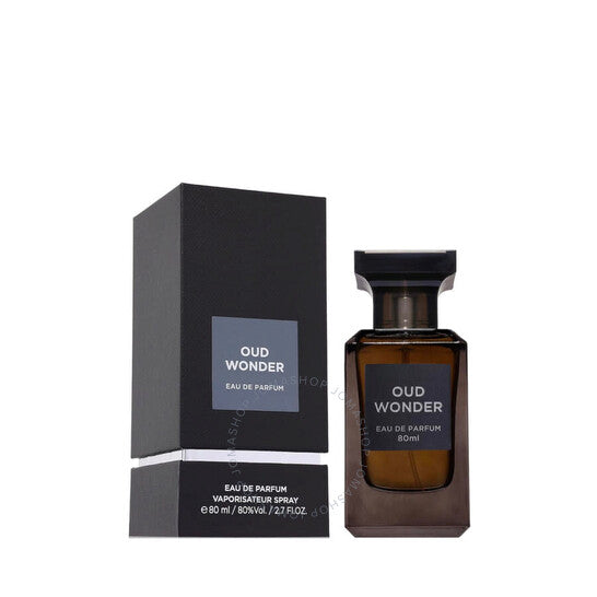 Oud Wonder Eau de Parfum By Fragrance World Perfume For Men 80ml