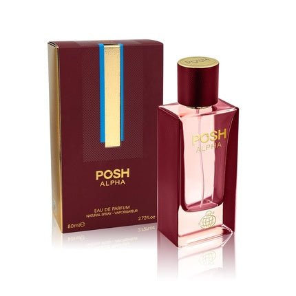Fragrance World Posh Alpha EDP 80ml Unisex Perfume - Aromatic Signature Note - Maison des fragrances