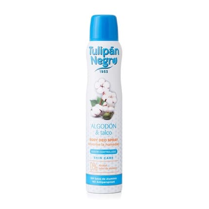 Tulipan Negro Black Tulip Cotton and Talc Deodorant Déodorant (Déo) Mixte 200ml