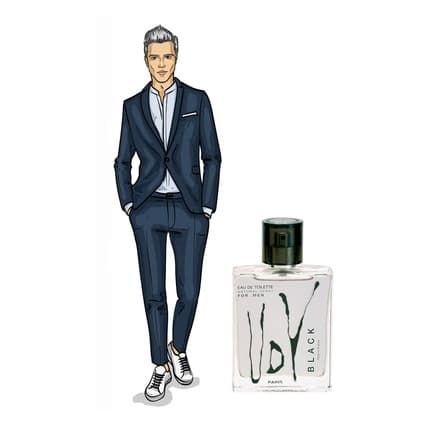 Ulric De Varens Black Eau de Toilette (EDT) Homme 100ml