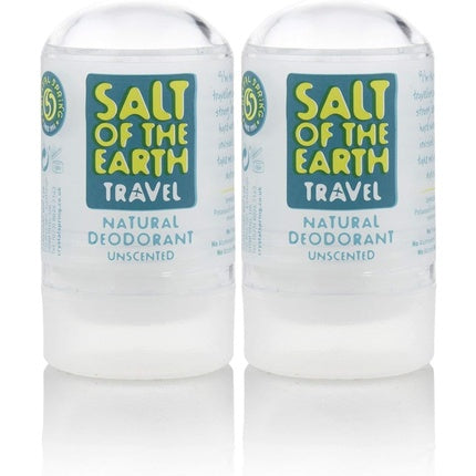 Unscented Natural Crystal Rock Deodorant 50g Salt Of The Earth