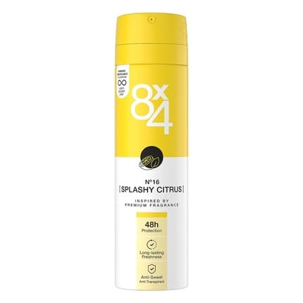 8x4 N°16 Splashy Citrus Deodorant Déodorant (Déo) Mixte 150ml