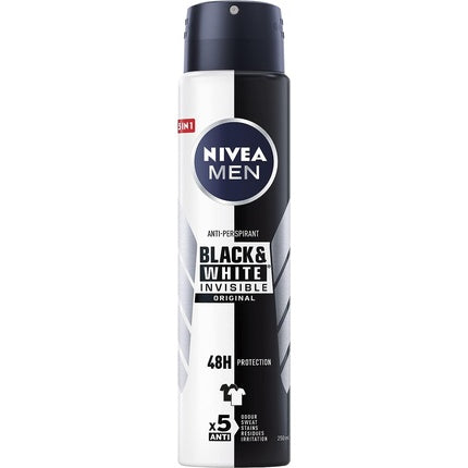 Nivea Black & White Invisible Original Antiperspirant Spray 250ml Maison des fragrances